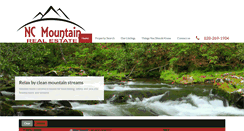 Desktop Screenshot of ncmountainrealestate.net